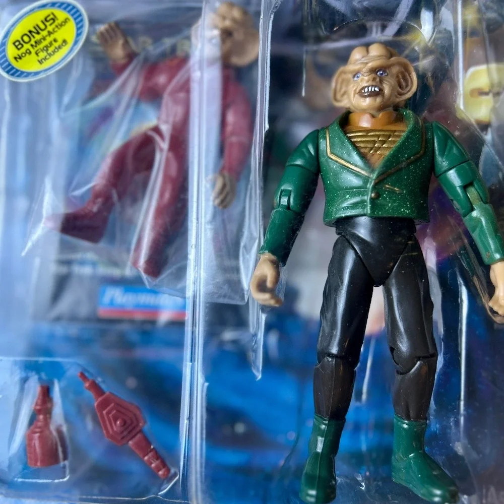 Playmates Star Trek Rom Action Figure Male 5in Green DS9 Nog Bonus 6241 1995